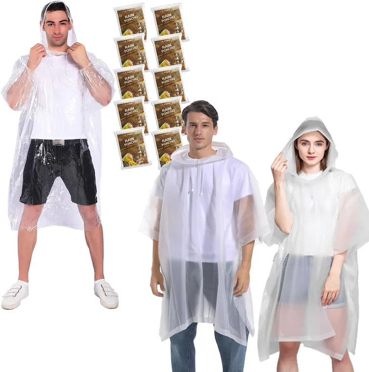 Rain Bundle, 10 Ponchos and 2 Coats from COOY